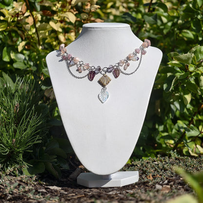 Pink Countess of the Spring Forest Necklace Novyra