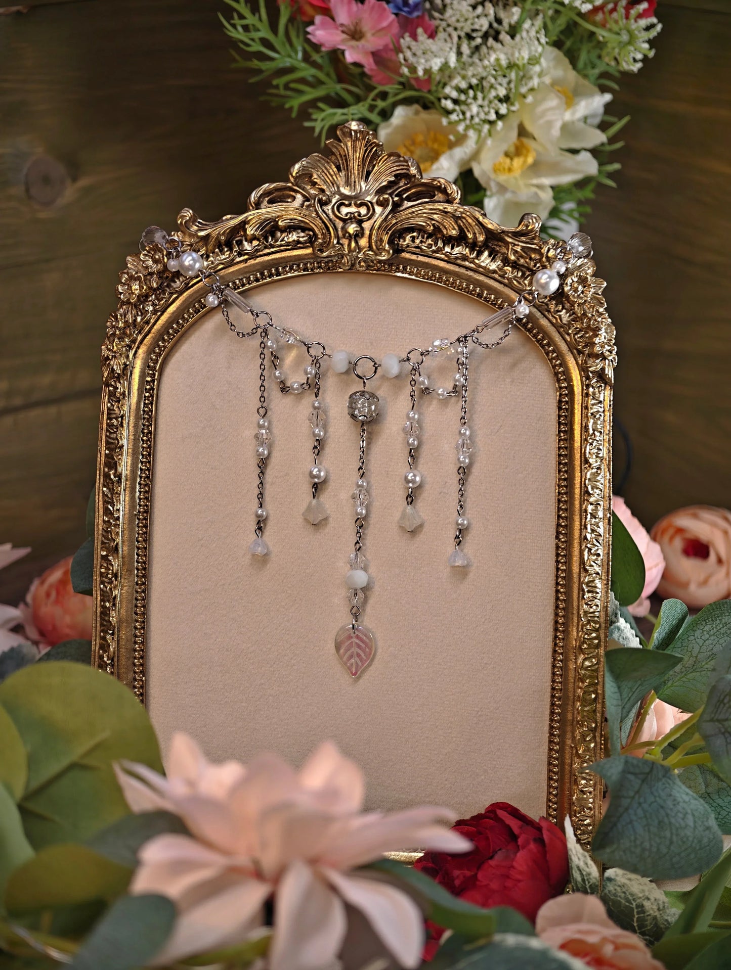 Novyra Jewelry and Clay Art Marchioness of the Winter Forest Necklace Novyra