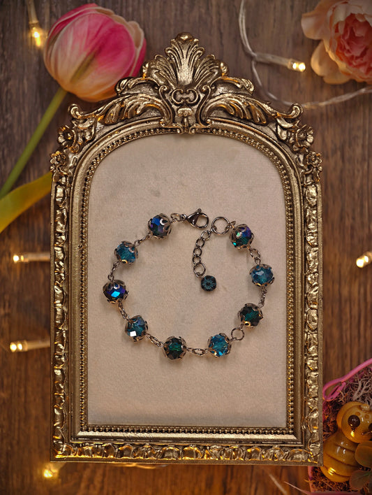 Novyra Jewelry and Clay Art Tuorqoise Simple Beadcup Bracelet Novyra