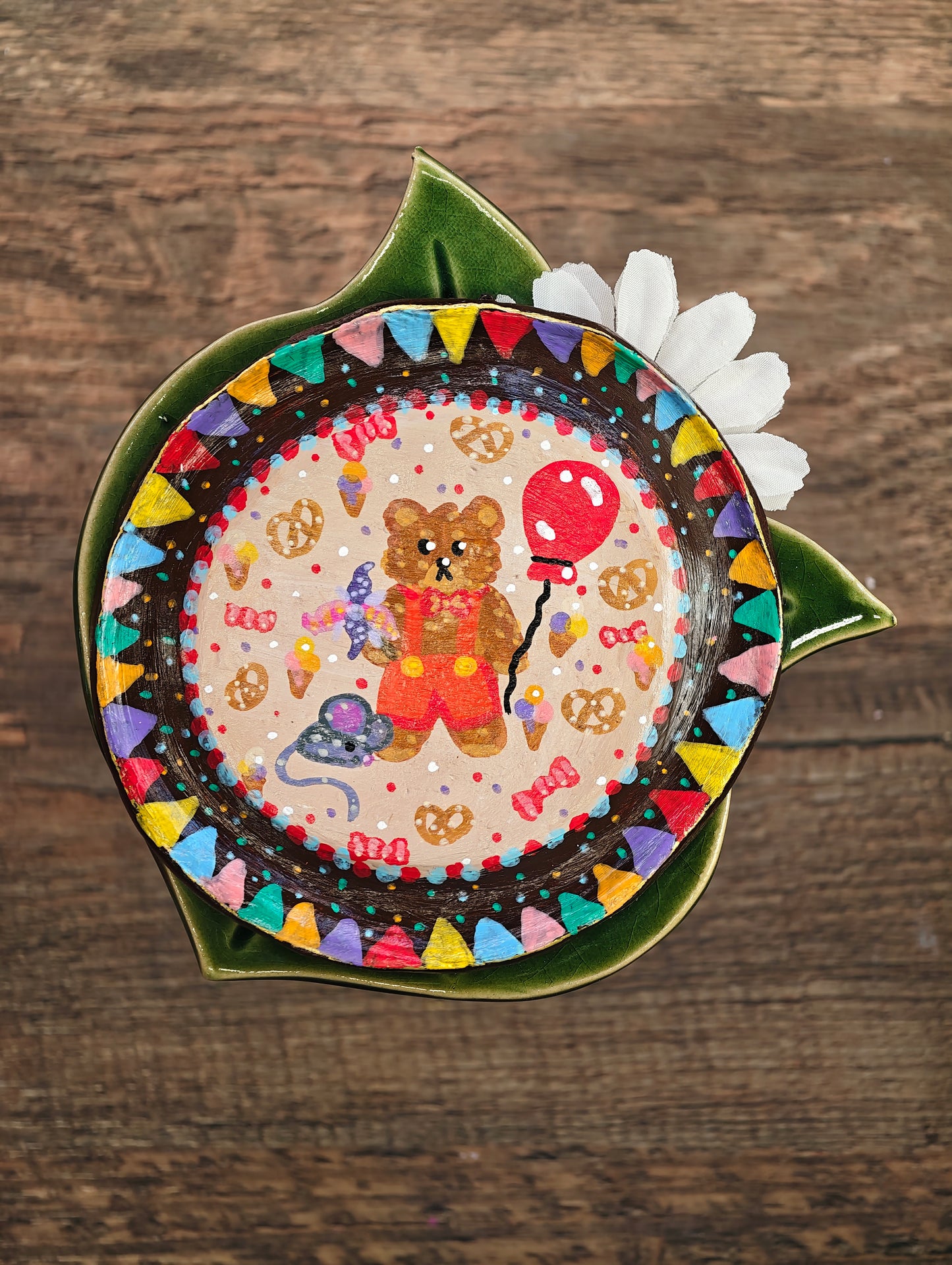 Novyra Jewelry and Clay Art rustic picture bear