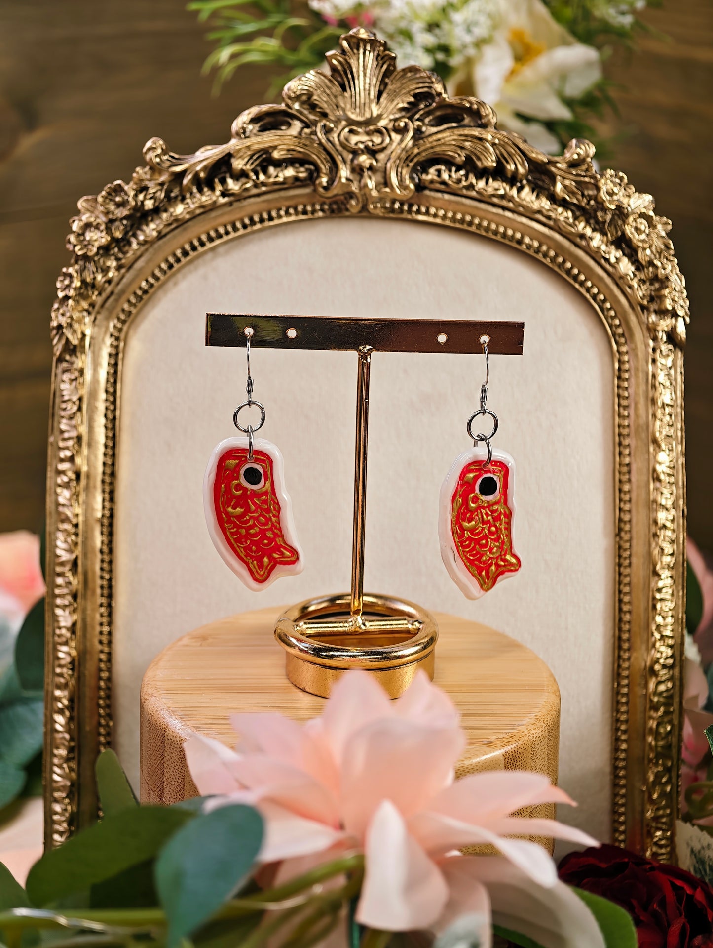 Novyra Jewelry and Clay Art Koinobori polymerclay earring