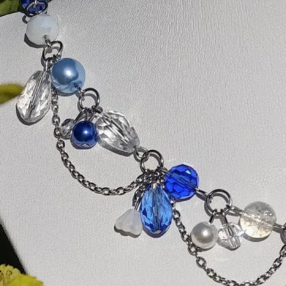 Blue Marchioness of Planets Necklace Novyra