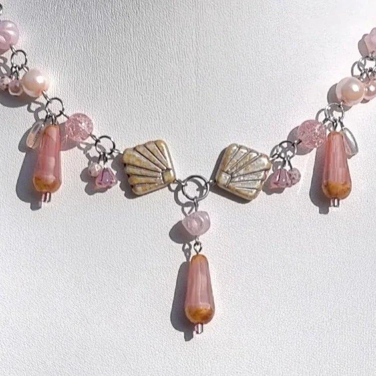 Pink Countess of the Sea Necklace Novyra