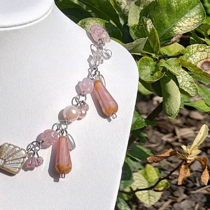 Pink Countess of the Sea Necklace Novyra