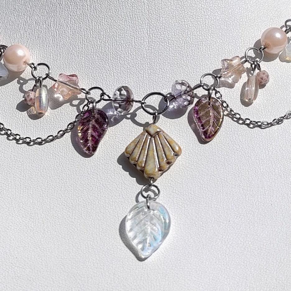 Pink Countess of the Spring Forest Necklace Novyra