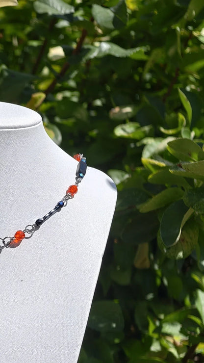 Red & Black Viscountess Necklace Novyra