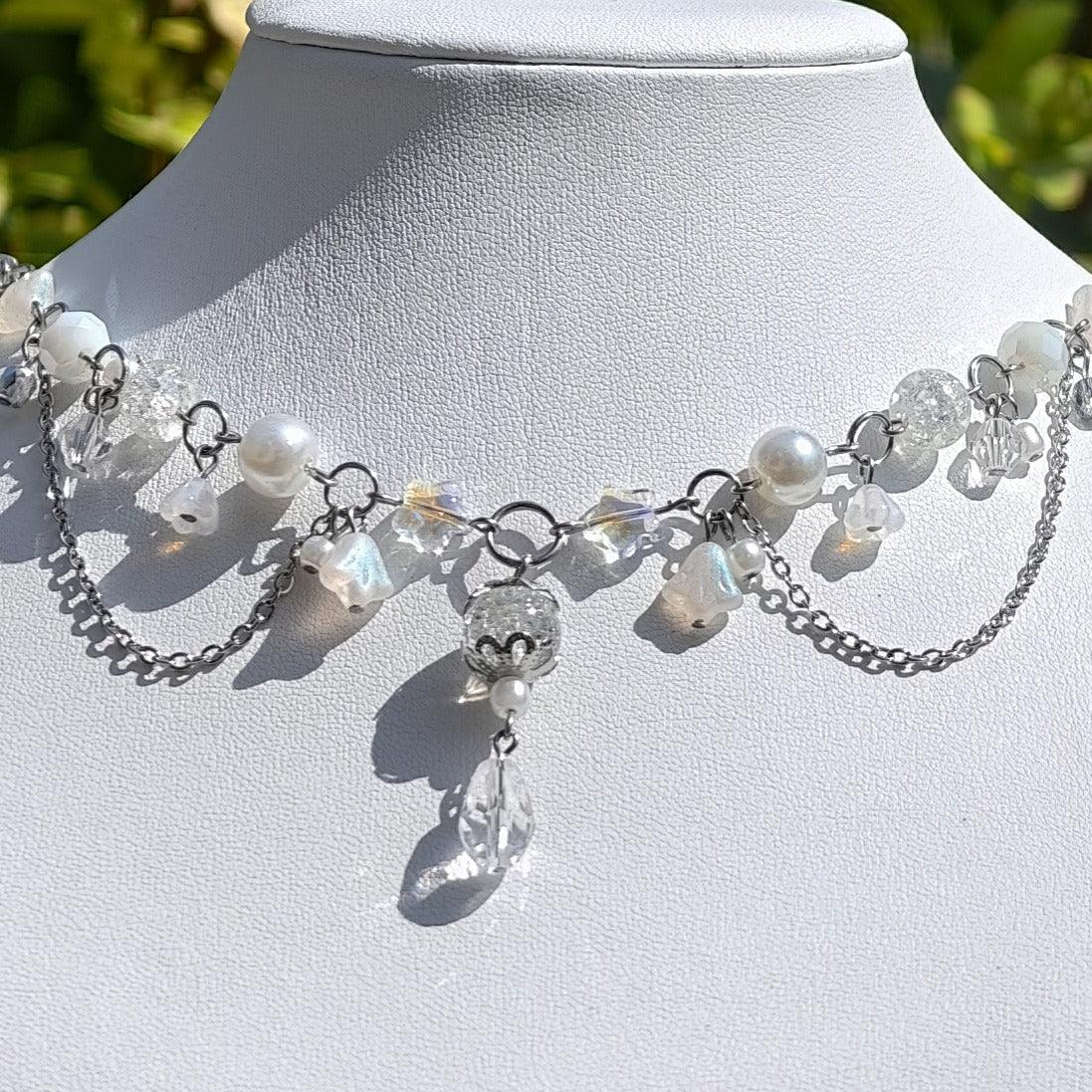 Countess of the Winter Crystal Necklace Novyra